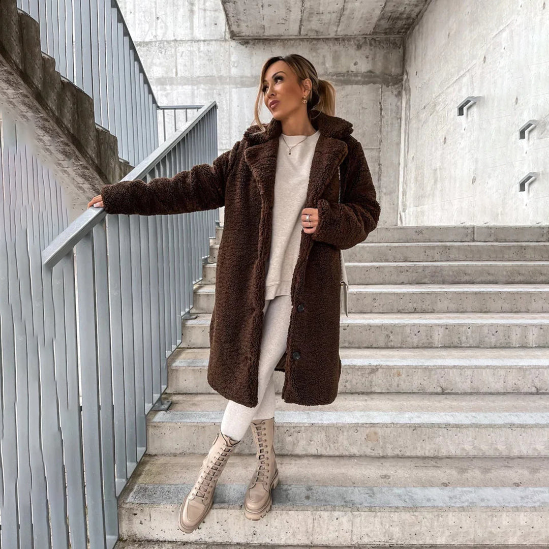 Long Teddy Coat for Women