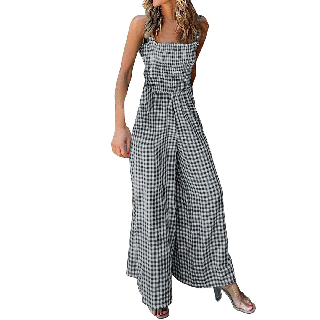 Checkered Women's Jumpsuit