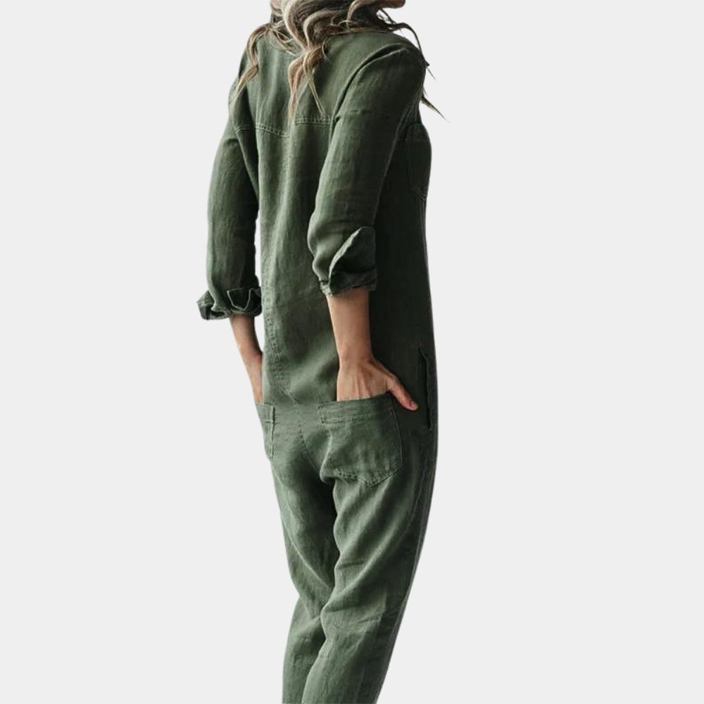 Casual Long Sleeve Women's Jumpsuit