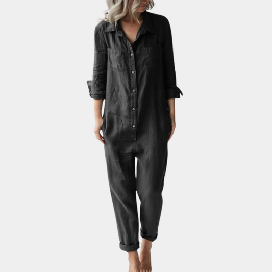 Casual Long Sleeve Women's Jumpsuit