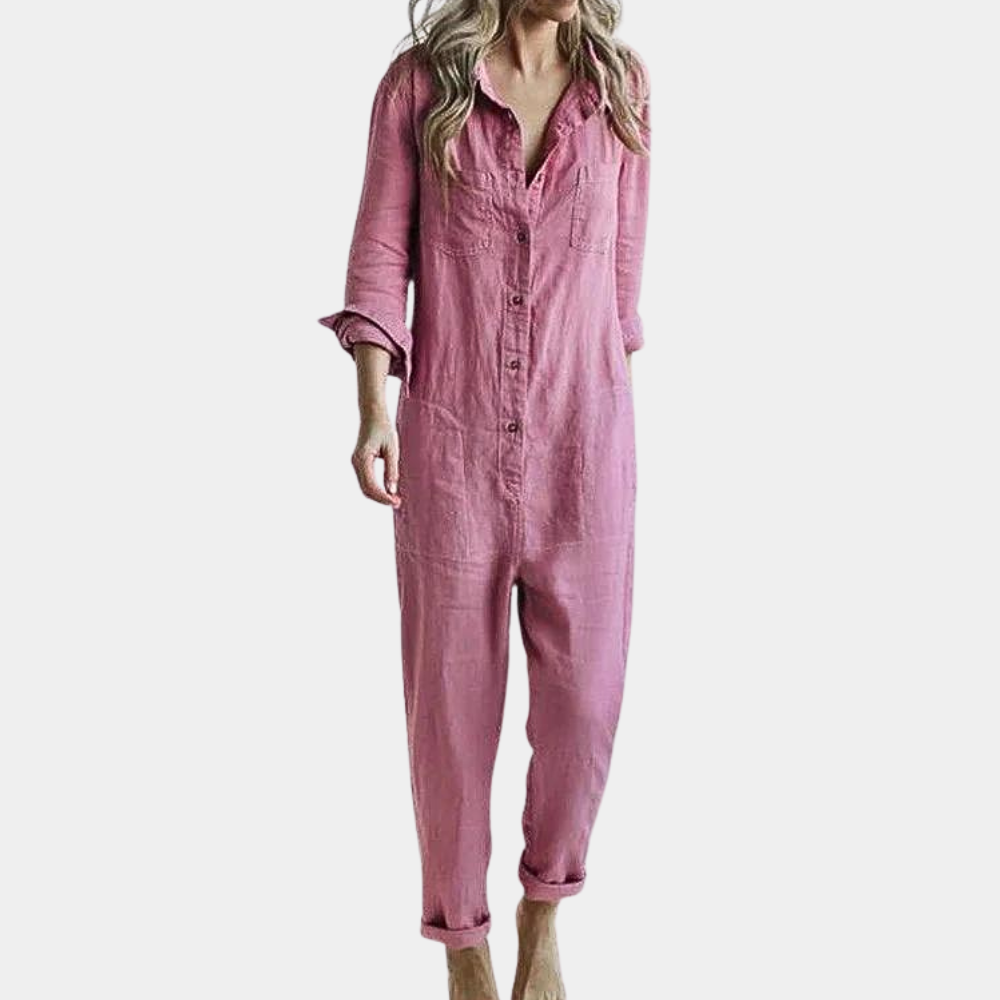 Casual Long Sleeve Women's Jumpsuit