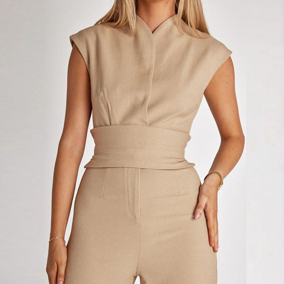 Stylish Jumpsuit with Loose Pants