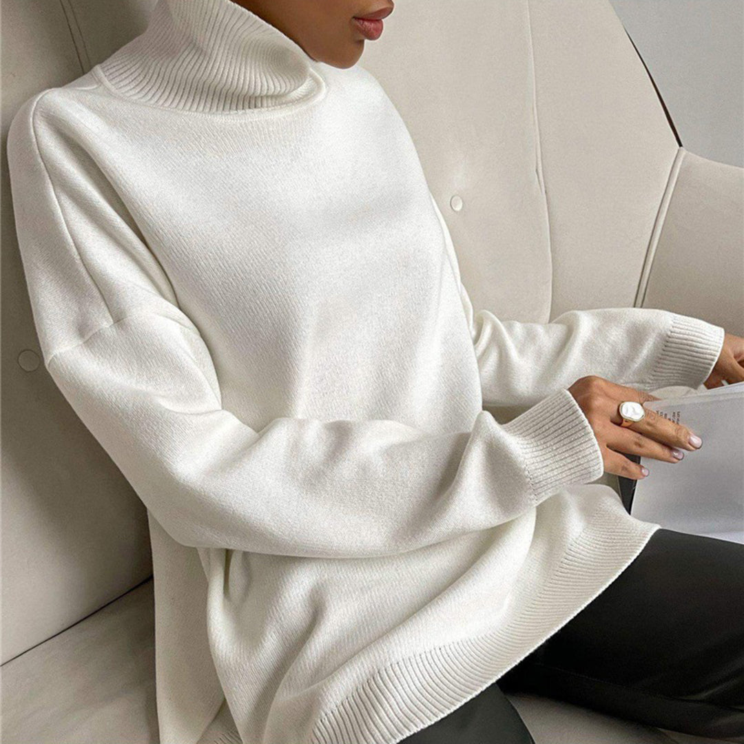 Stylish Side-Slit Sweater for Women