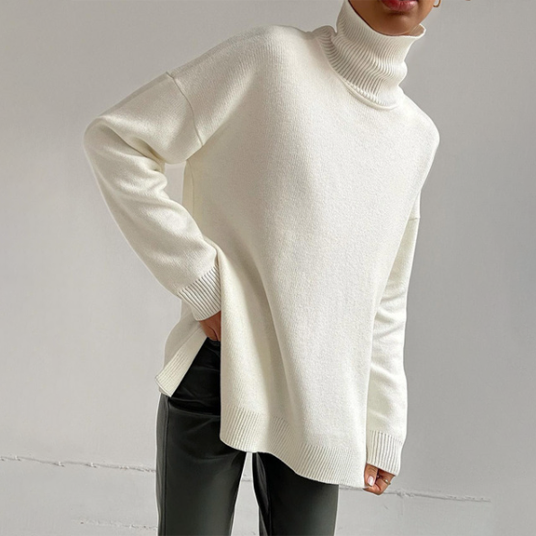 Stylish Side-Slit Sweater for Women